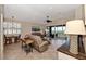 Spacious living room with patio access and view at 3393 Grand Vista Ct # 201, Port Charlotte, FL 33953