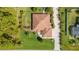 Aerial view showcasing home and landscape at 5208 Churchill Rd, Port Charlotte, FL 33981