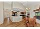 Modern kitchen with stainless steel appliances and breakfast nook at 14080 Willow Glen Ct # 233, Port Charlotte, FL 33953