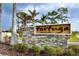 Fortuga Wellen Park community entrance sign, welcoming residents and guests at 19536 Fishhawk Trl, Venice, FL 34293