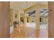 Outdoor kitchen, pool, and relaxing patio furniture at 3060 Rivershore Ln, Port Charlotte, FL 33953