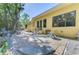 Private patio with brick pavers and garden features at 3060 Rivershore Ln, Port Charlotte, FL 33953