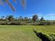 Private backyard with lush green grass at 9 Annapolis Ln, Rotonda West, FL 33947