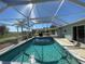 Relaxing screened pool and patio area at 9 Annapolis Ln, Rotonda West, FL 33947