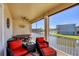 Relaxing screened lanai overlooking the lake at 10325 Longshore Rd # 17, Placida, FL 33946