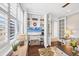 Built-in media center with shelving and ample storage at 10325 Longshore Rd # 17, Placida, FL 33946