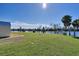 Waterfront backyard with shed and dock views at 10549 Washington Rd, Port Charlotte, FL 33981