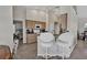 Kitchen with light wood cabinets and granite countertops at 10549 Washington Rd, Port Charlotte, FL 33981