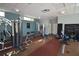 Fitness center with strength training equipment and cardio machines at 1120 E Kennedy Blvd # 1423, Tampa, FL 33602