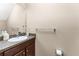 Small bathroom with vanity and mirror at 12753 Sagewood Dr, Venice, FL 34293
