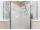 Large walk-in shower with glass enclosure at 12753 Sagewood Dr, Venice, FL 34293