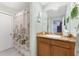 Clean bathroom with granite countertop and a shower at 13515 Keystone Blvd, Port Charlotte, FL 33981
