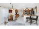 Kitchen dining area with wooden table and chairs at 13515 Keystone Blvd, Port Charlotte, FL 33981