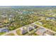 Aerial view showing home's location in a residential neighborhood at 14304 Amestoy Ave, Port Charlotte, FL 33981