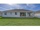 House exterior showcasing the backyard and covered patio at 14304 Amestoy Ave, Port Charlotte, FL 33981