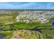Aerial view showcasing community and waterfront at 8025 Weyers Ct, Englewood, FL 34224
