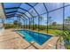 This refreshing screened pool is perfect for relaxation at 8025 Weyers Ct, Englewood, FL 34224