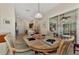 Spacious breakfast nook with views into the kitchen and Gathering room at 12960 N Marsh Dr, Port Charlotte, FL 33953