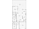 Floor plan showcasing a spacious layout with 3 bedrooms, Gathering room, and lanai at 12960 N Marsh Dr, Port Charlotte, FL 33953