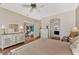 Spacious main bedroom with access to bathroom and walk-in closet at 12960 N Marsh Dr, Port Charlotte, FL 33953