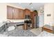 Kitchen with stainless steel appliances and granite countertops at 13488 Abercrombie Dr, Englewood, FL 34223