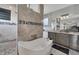 Bathroom with soaking tub and walk-in shower at 14351 Howard Ave, Port Charlotte, FL 33953