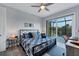 Spacious bedroom with water views and private workspace at 14351 Howard Ave, Port Charlotte, FL 33953