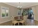 Bright dining room with access to the backyard patio at 2148 La Palma Ave, Port Charlotte, FL 33953