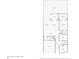 Floor plan showing a 3 bedroom, 2 bathroom home at 2148 La Palma Ave, Port Charlotte, FL 33953
