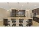 Large kitchen island with seating for four, perfect for entertaining at 2148 La Palma Ave, Port Charlotte, FL 33953
