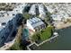 Property with pool, dock, and ocean views, located near the canal at 2255 N Beach Rd # 9, Englewood, FL 34223