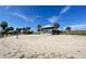 Beach volleyball court with a covered pavilion nearby at 2255 N Beach Rd # 9, Englewood, FL 34223