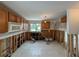 Kitchen undergoing renovation with new cabinets and flooring at 2930 Waterside Dr, Englewood, FL 34224