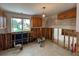 Kitchen undergoing renovation with new cabinets and flooring at 2930 Waterside Dr, Englewood, FL 34224