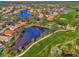 Aerial view of a beautiful golf course community at 3300 Pennyroyal Rd, Port Charlotte, FL 33953