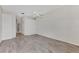 Bedroom with ceiling fan, large closet, and access to bathroom at 3392 Pennyroyal Rd, Port Charlotte, FL 33953