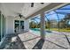 Spacious screened-in pool and patio area at 399 Sunset N Rd, Rotonda West, FL 33947