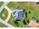 Overhead view of the house, showing its layout and location within the neighborhood at 2 Broadmoor Rd, Rotonda West, FL 33947