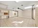 Large garage with built-in workspace and cabinets at 2 Broadmoor Rd, Rotonda West, FL 33947