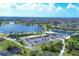 Aerial view of community amenities and landscape at 2 Marker Rd, Rotonda West, FL 33947