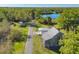 Aerial view of nature trail, pavilion, and old building at 2 Marker Rd, Rotonda West, FL 33947