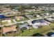 Aerial view of the property and surrounding neighborhood at 213 White Marsh Ln, Rotonda West, FL 33947