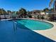 Relaxing pool with canal views and a fenced backyard at 2673 Titania Rd, Englewood, FL 34224