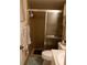 Bathroom with shower/tub combo and tile flooring at 3090 Lockwood St, Port Charlotte, FL 33952