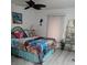 Bright bedroom with a comfortable bed and plenty of storage at 3090 Lockwood St, Port Charlotte, FL 33952