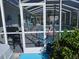 Spacious screened patio with access to the pool at 3090 Lockwood St, Port Charlotte, FL 33952