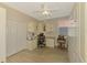 Home office with built-in desk and ample storage at 3179 Osprey Ln, Port Charlotte, FL 33953