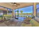 Relaxing screened patio overlooking a peaceful lake at 13091 Creekside Ln, Port Charlotte, FL 33953
