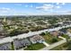 Wide aerial view of property, canal, and neighborhood at 15384 Hennipen Cir, Port Charlotte, FL 33981