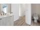 Modern bathroom with updated vanity and fixtures at 15384 Hennipen Cir, Port Charlotte, FL 33981